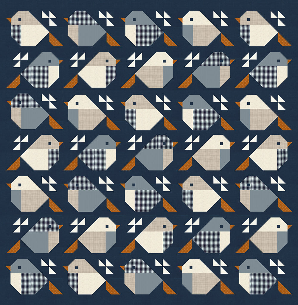 Bed Size Sparrows Quilt – Pen and Paper Patterns