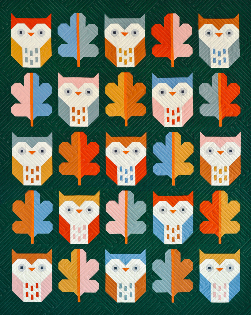 Night Owl Quilt Kits + Mock Ups – Pen and Paper Patterns
