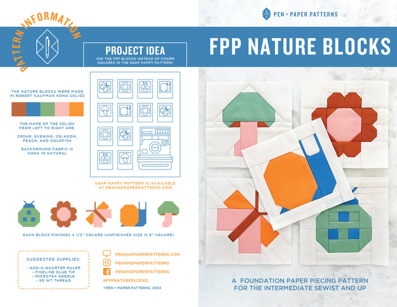 PDF Nature Blocks FPP Pattern