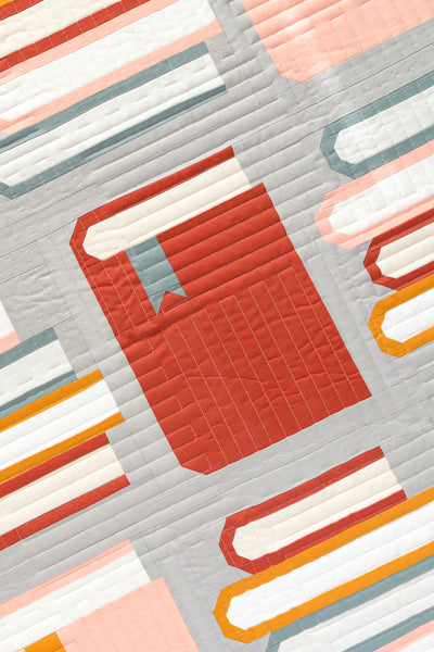 PRINTED Book Nook Quilt Pattern – Pen and Paper Patterns