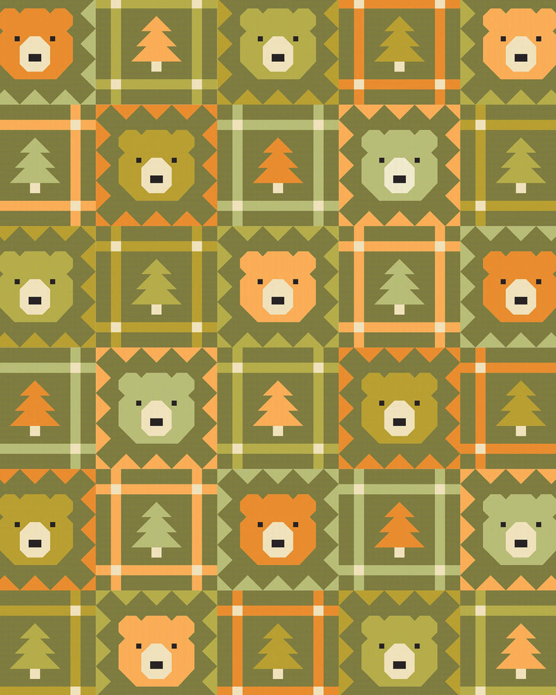 Grizzly Grove Quilt Kits + Mock Ups