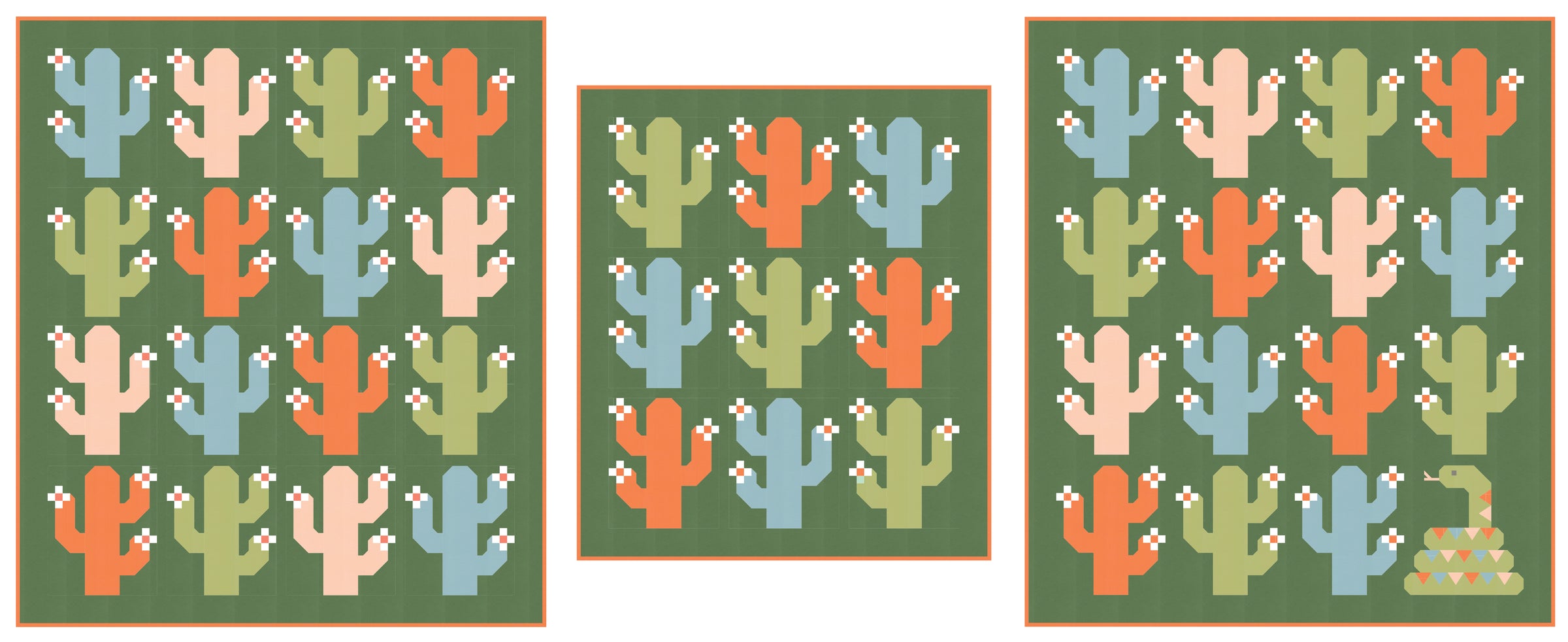 Simplicity Cactus Pattern PDF Oh My Cacti Quilt Pattern – Pen and Paper Patterns