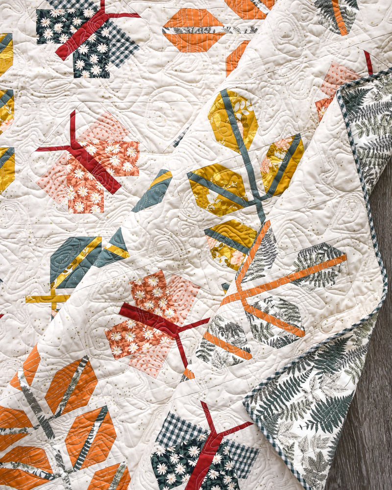 PRINTED Oak Moth Quilt Pattern – Pen and Paper Patterns