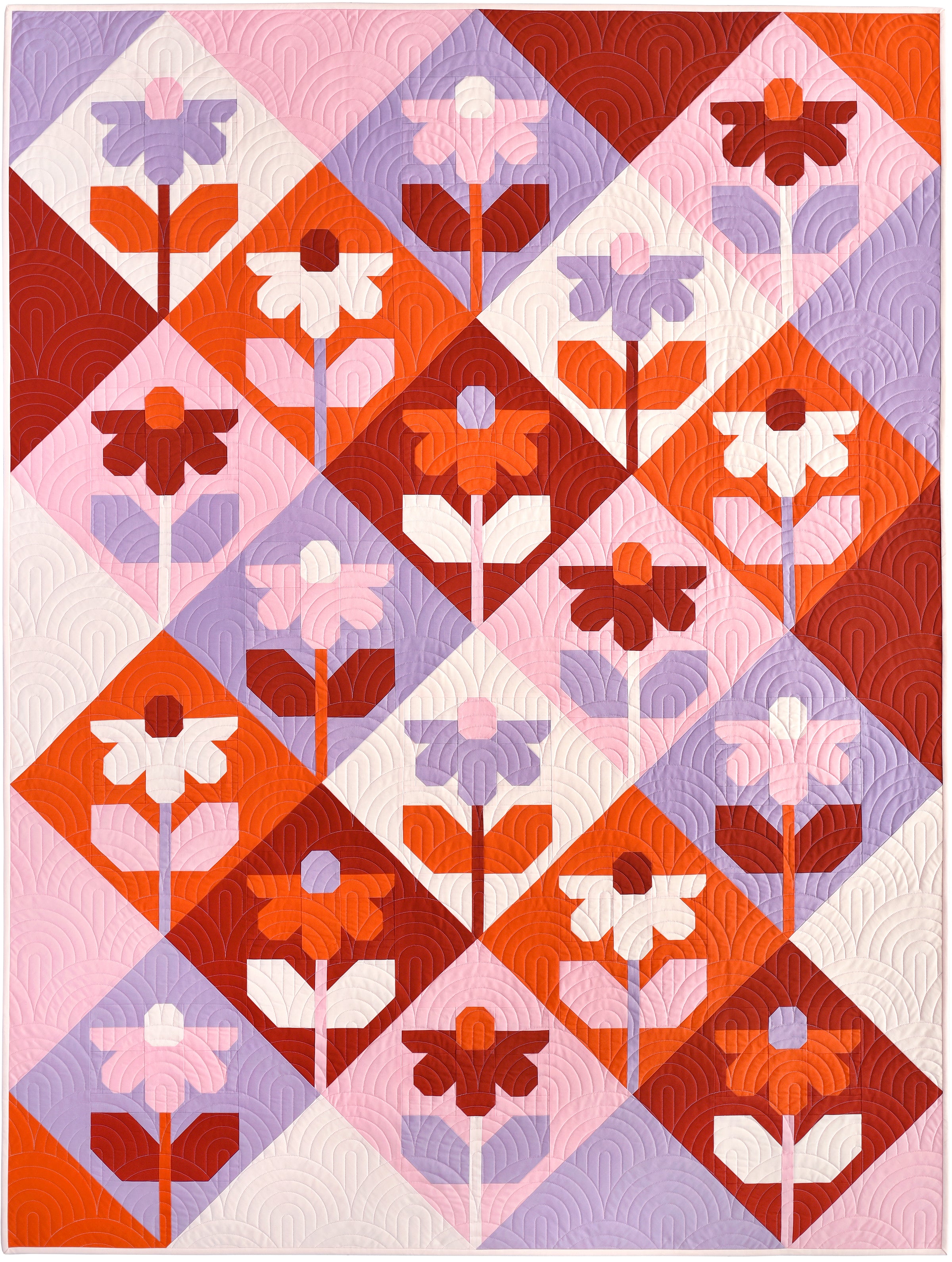 Growing Size Patterns Example PRINTED Growing Quilt Pattern – Pen and Paper Patterns