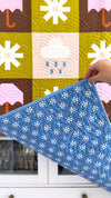 Chance of Rain Quilt - Small Throw Size