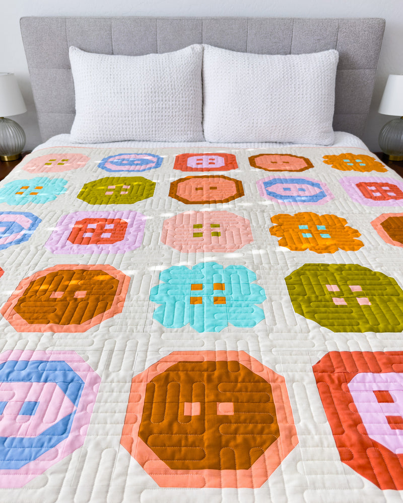 PDF Buttoned Up Quilt Pattern
