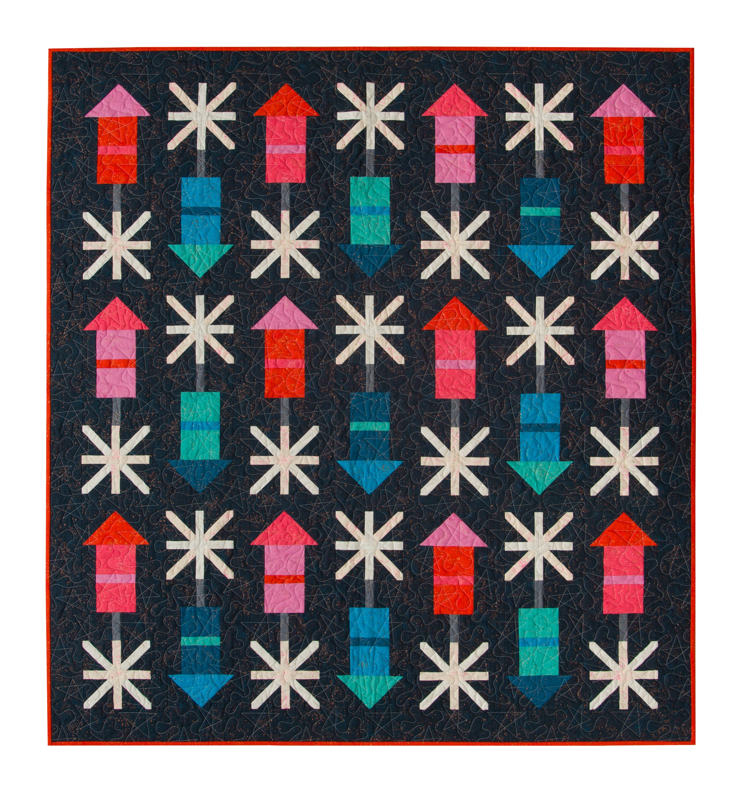 Firecracker Paper Pieced Pattern PDF Firecracker Pattern – Pen and Paper Patterns