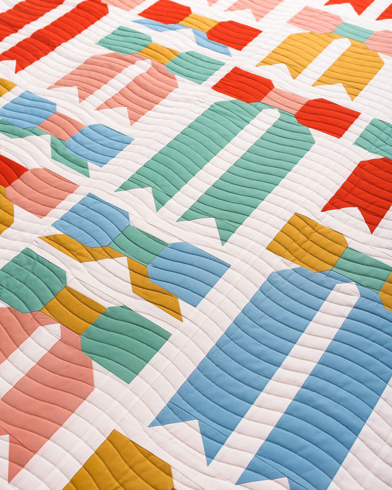 PRINTED Top Knot Quilt Pattern – Pen and Paper Patterns