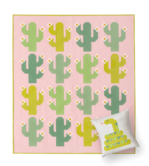 PRINTED Oh My Cacti Quilt Pattern