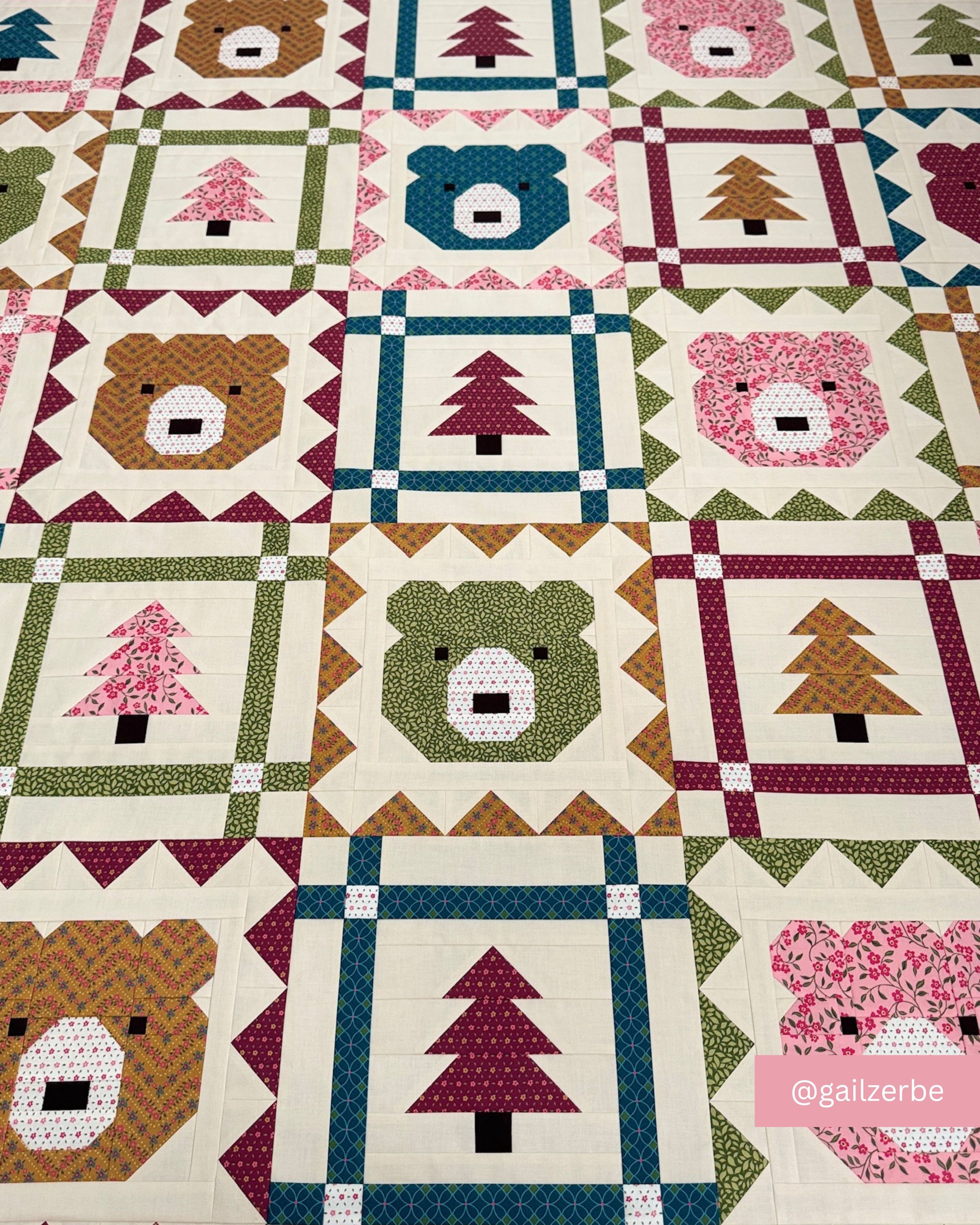 Grove Pattern PDF Grizzly Grove Quilt Pattern – Pen and Paper Patterns