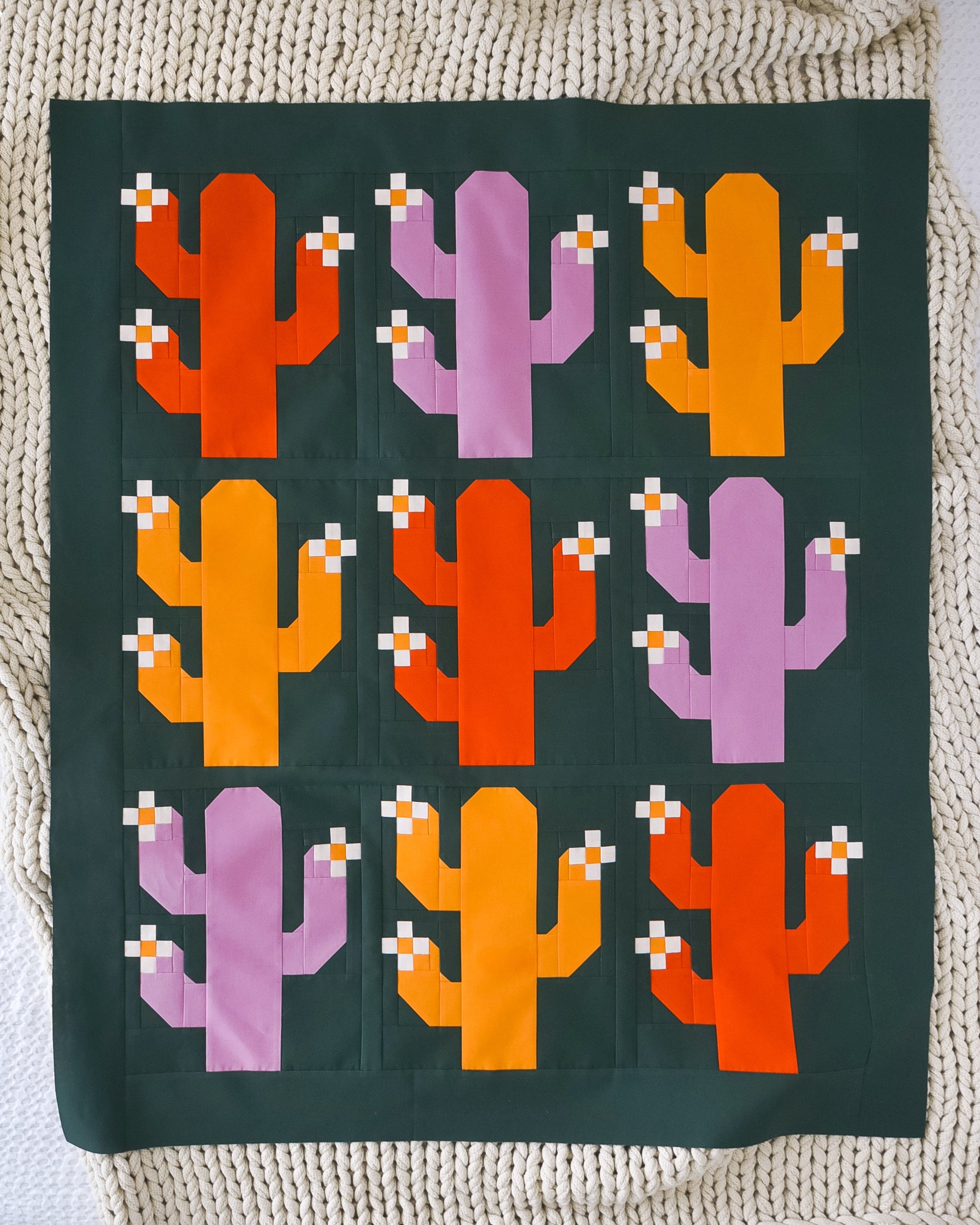 Simplicity Cactus Pattern PDF Oh My Cacti Quilt Pattern – Pen and Paper Patterns