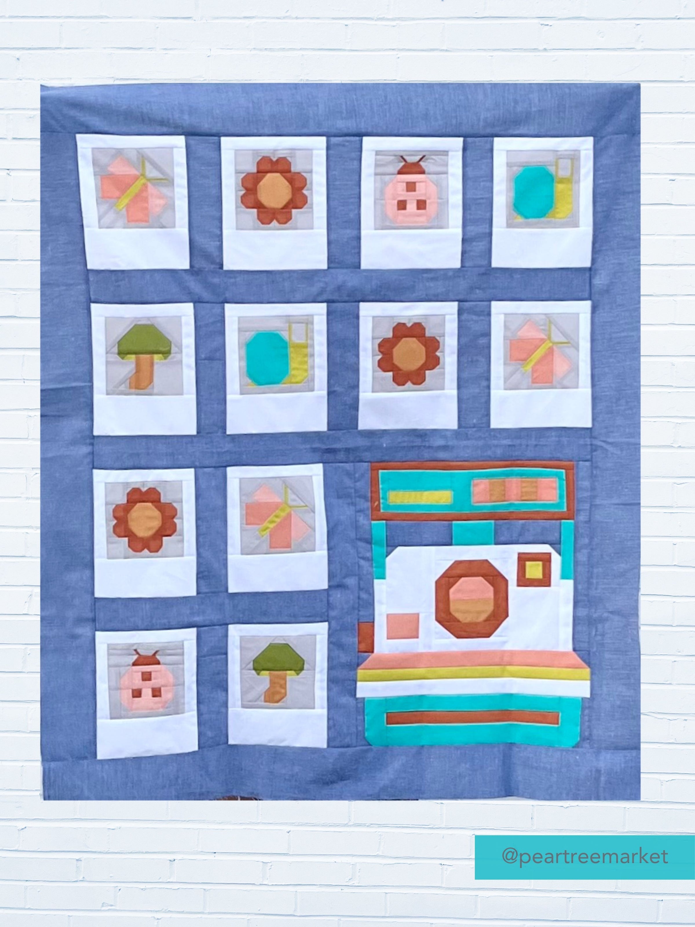 PRINTED Snap Happy Quilt Pattern – Pen and Paper Patterns