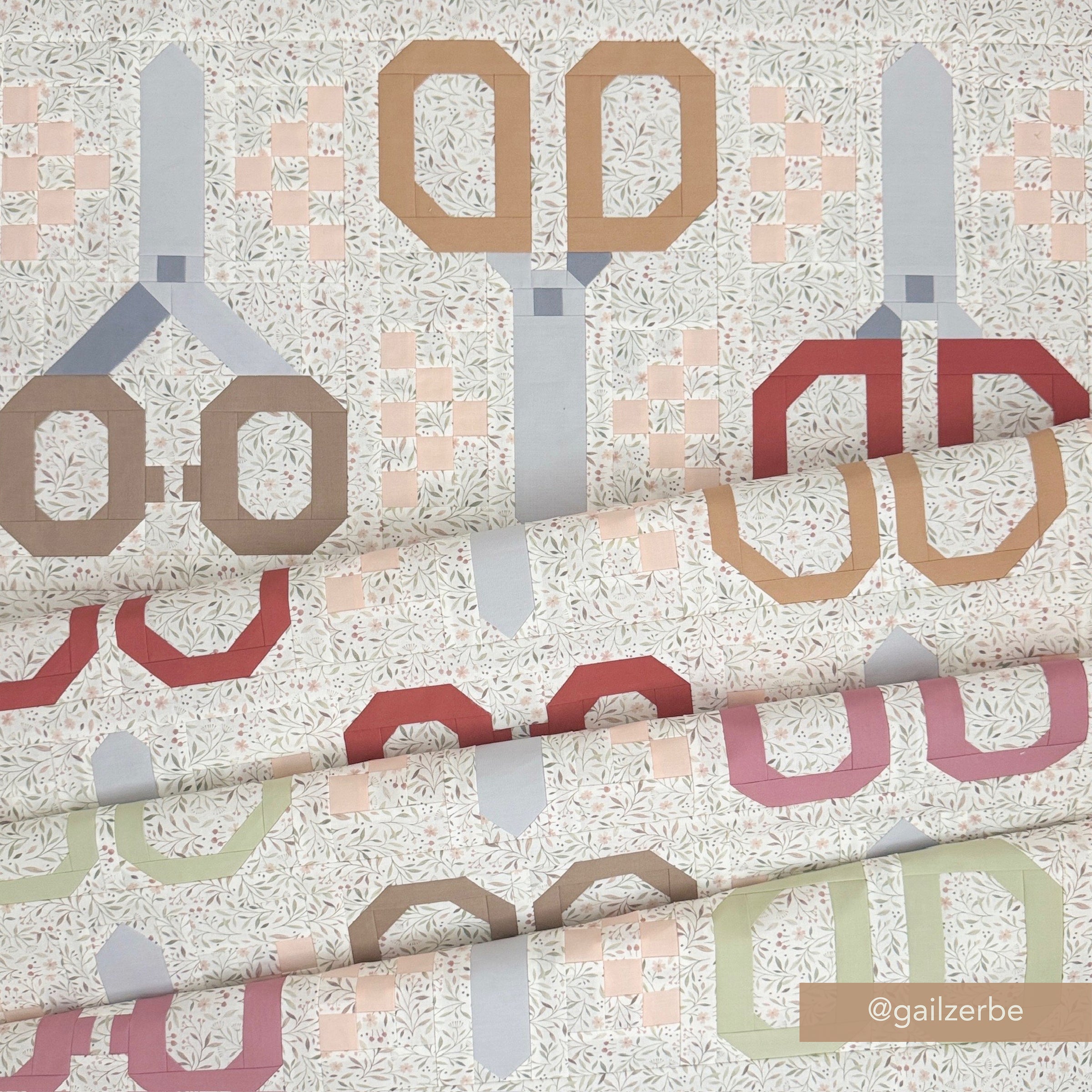 PDF Stay Sharp Quilt Pattern – Pen and Paper Patterns