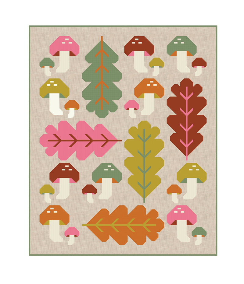 PDF Forest Fungi Quilt Pattern