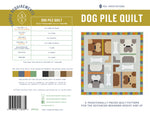PRINTED Dog Pile Quilt Pattern