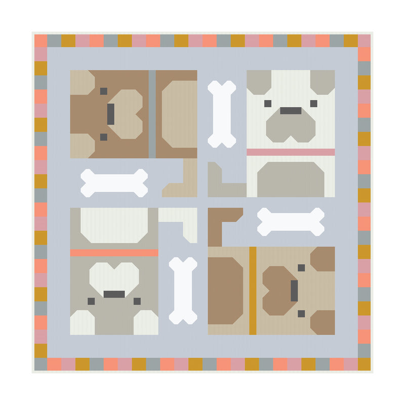 PDF Dog Pile Quilt Pattern