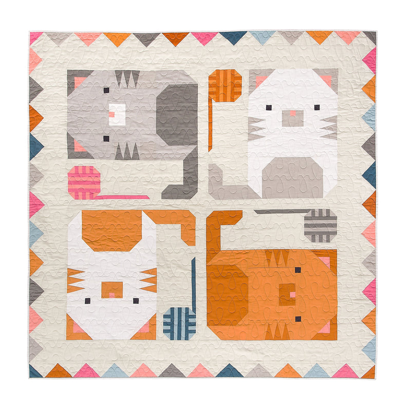 Wholesale Kitten Around Quilt Pattern