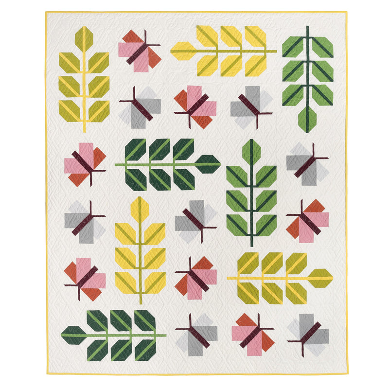 Oak Moth Quilt - Solids Version