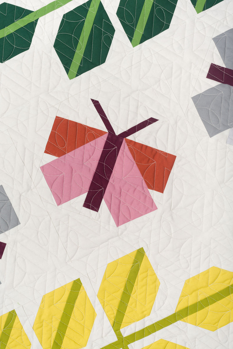 Oak Moth Quilt - Solids Version