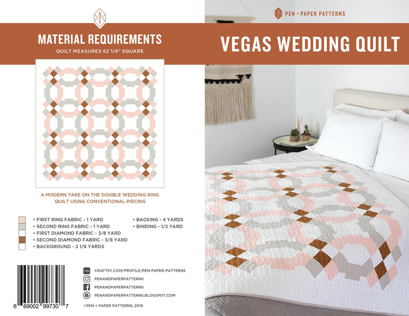 PDF Vegas Wedding Quilt Pattern