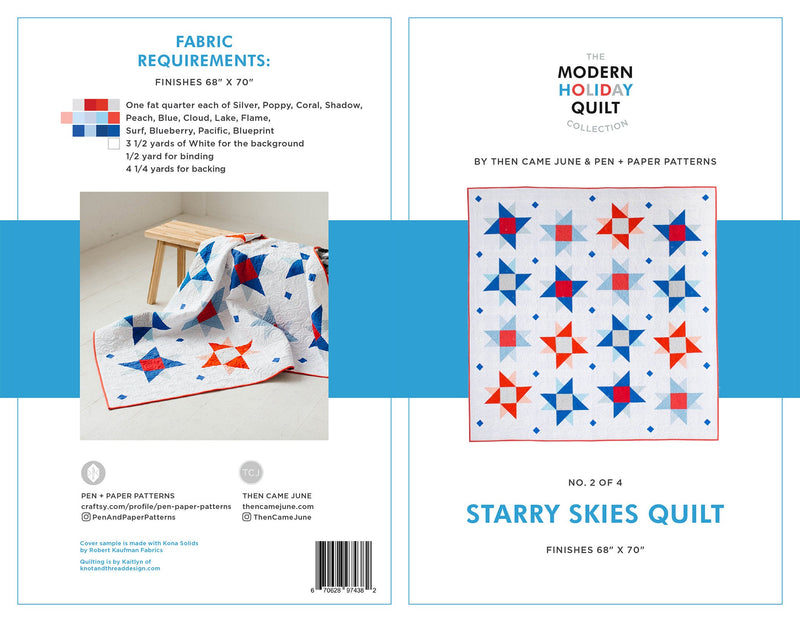 PDF Starry Skies Quilt Pattern