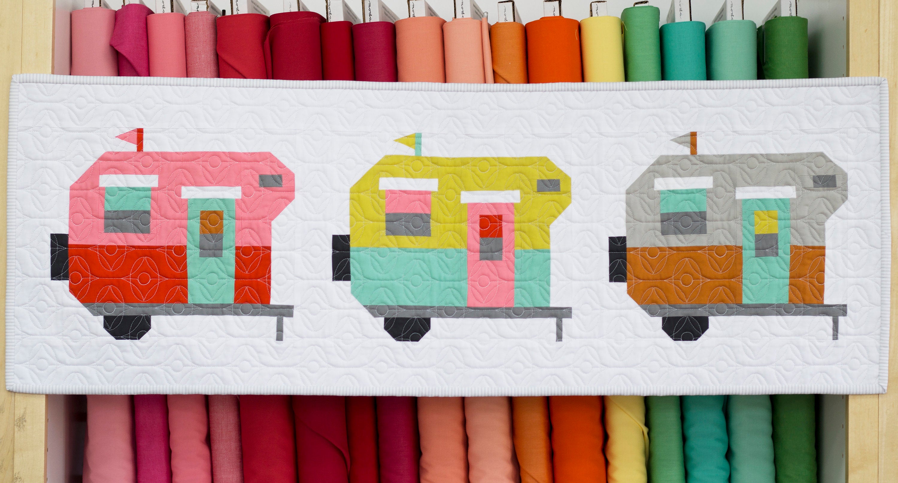 PDF Travel Trailer Block Pattern Pen and Paper Patterns