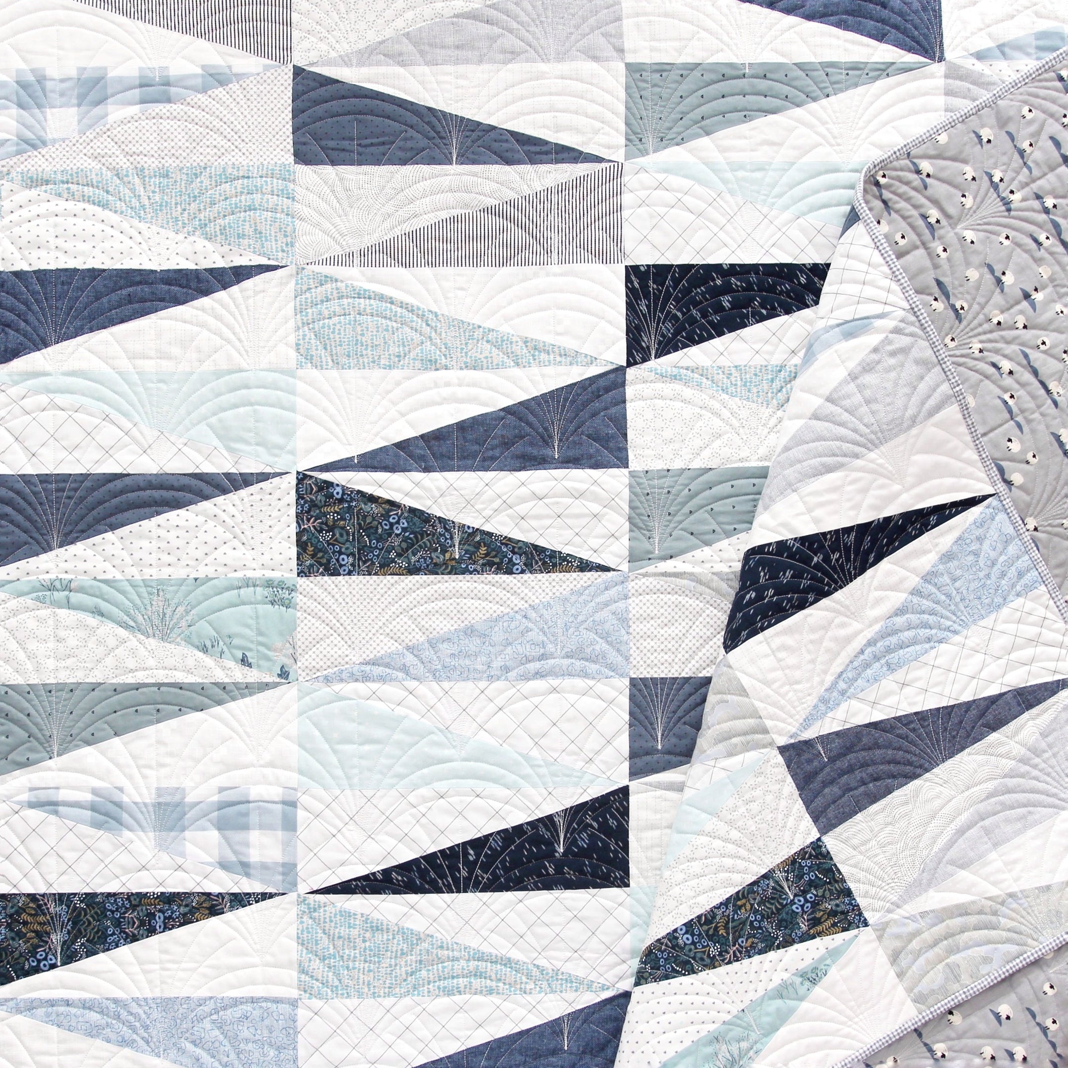 PRINTED Mod Diamond Quilt Pattern – Pen and Paper Patterns