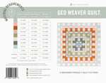 PRINTED Geo Weaver Quilt Pattern