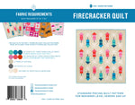PRINTED Firecracker Quilt Pattern